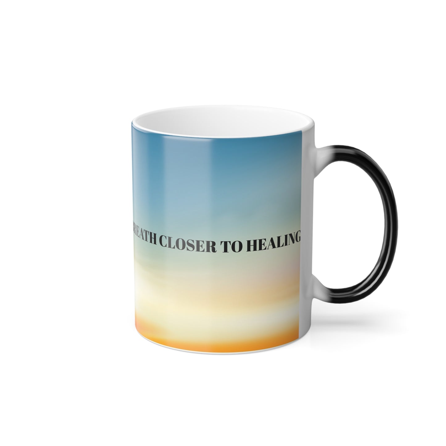 "One Breath Closer to Peace" - Inspirational Healing Coffee Cup